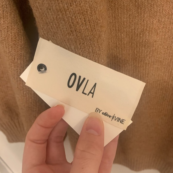 NEW OVLA by Olive & Vine Women’s 3/4 Length Sweater Color Amber - Picture 8 of 8